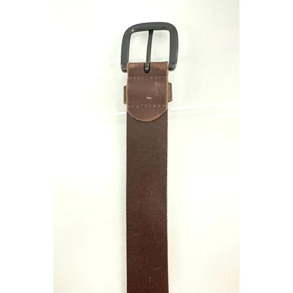 MEN'S LEVI'S Broun GENUINE LEATHER Belt size 44/110cm #11LV02HO